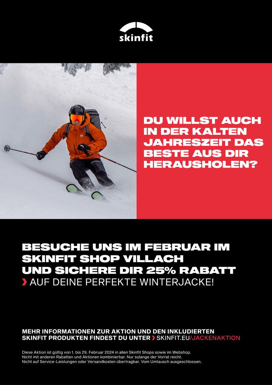 2402 winterjackenaktion skinfit villach